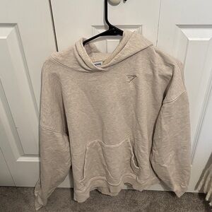 Gymshark Light Gray Hoodie Sweater
